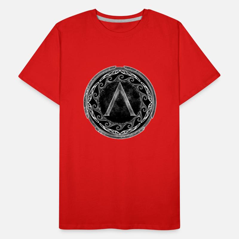 Sparta Lambda symbol Men's Premium Organic T-Shirt