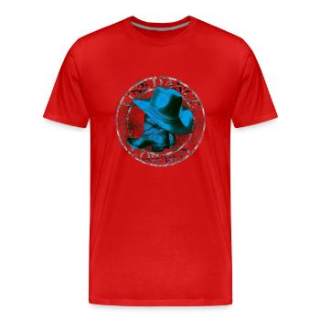 kl_linedance26 - T-shirt bio Premium Homme - rouge - Devant - Damien (186cm)