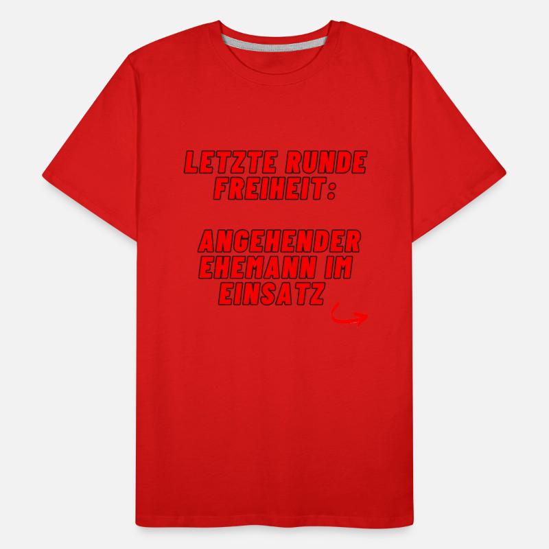 Junggesellenabschied - Ehemann Im Einsatz Männer Premium Bio T-Shirt