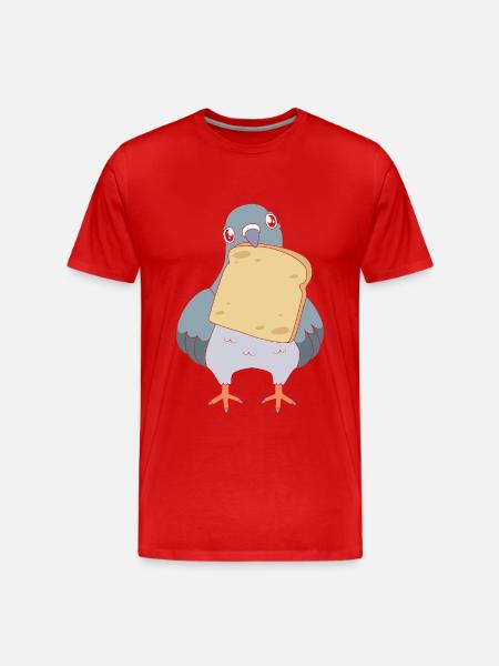 Pigeon Race Pigeon Pigeons - Men's Premium Organic T-Shirt - red