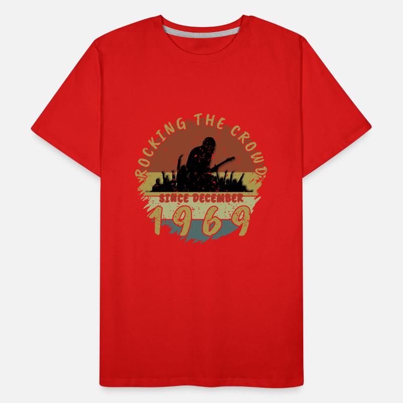 55e anniversaire Secouer cette planète GIT 12/1969 T-shirt bio Premium Homme