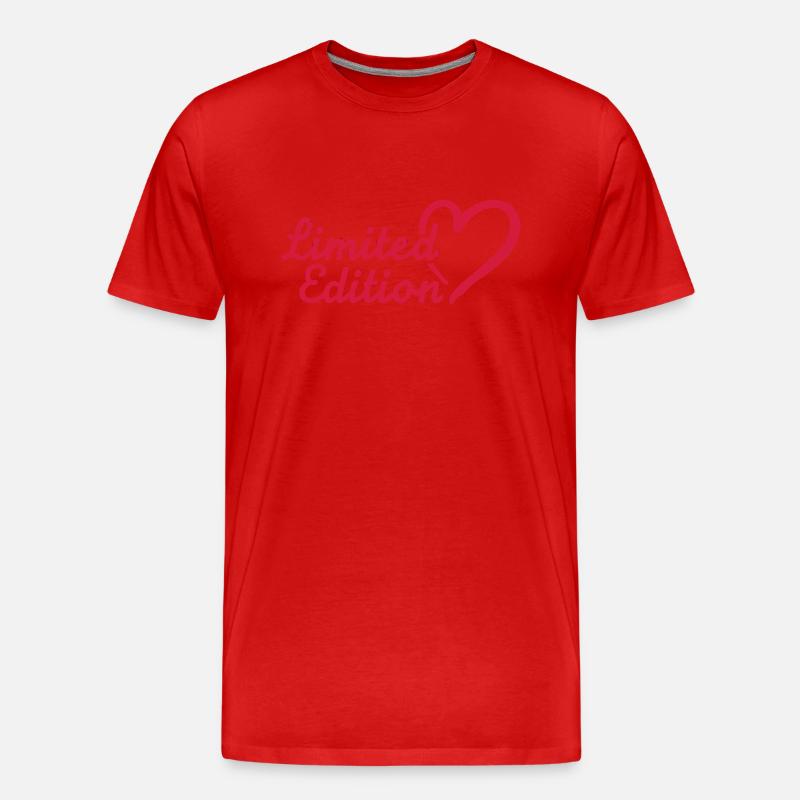 Limited Edition - Männer Premium Bio T-Shirt - Rot