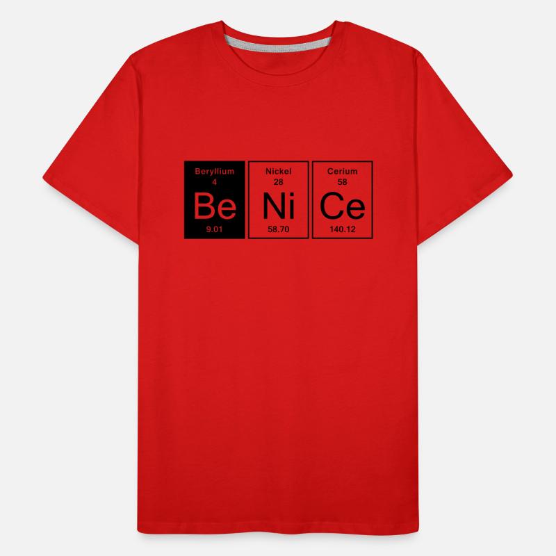 Nice - Be Nice Men's Premium Organic T-Shirt