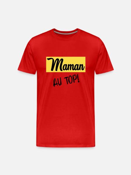 MOTHER'S DAY - Men's Premium Organic T-Shirt - red
