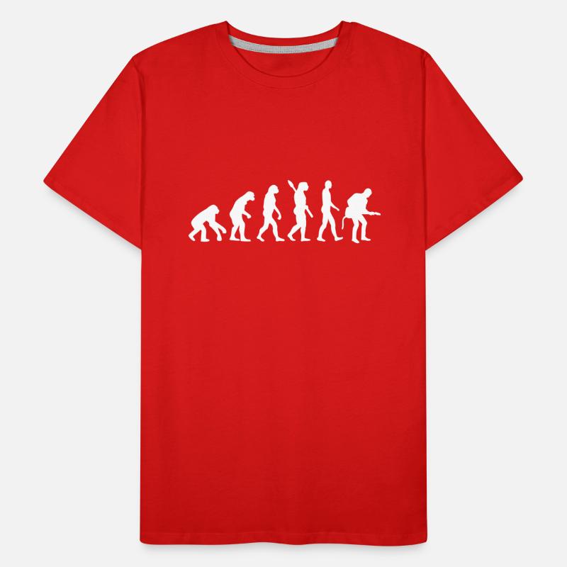 Évolution Musicien T-shirt bio Premium Homme