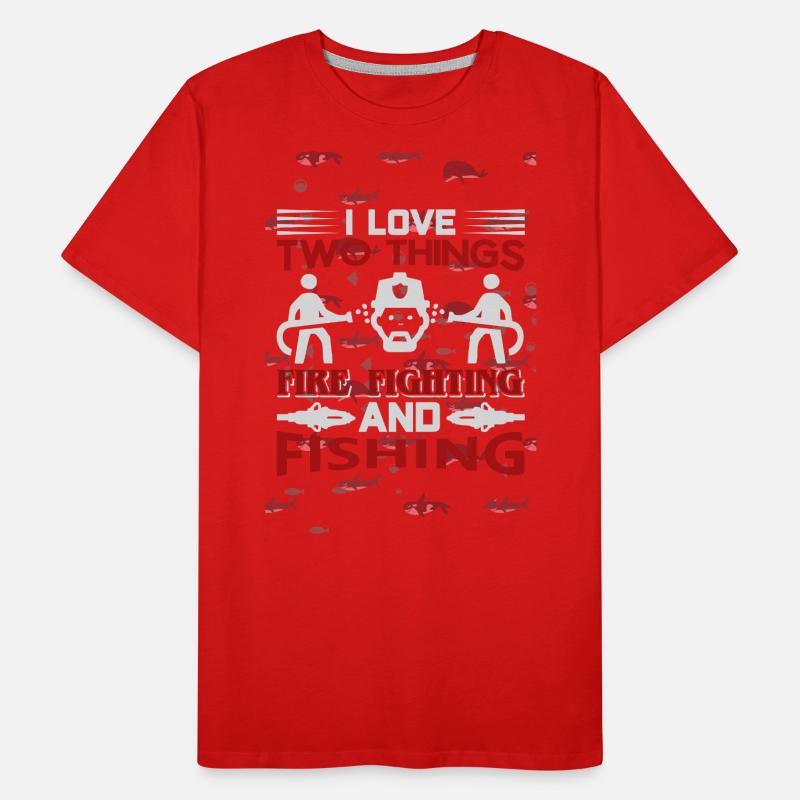 Pompiers | Héros | Profession risquée T-shirt bio Premium Homme