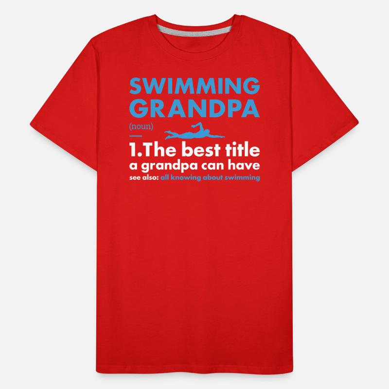 Sport Papi Natation T-shirt bio Premium Homme
