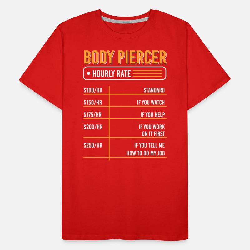 Profession Piercing Piercing Studio Men's Premium Organic T-Shirt