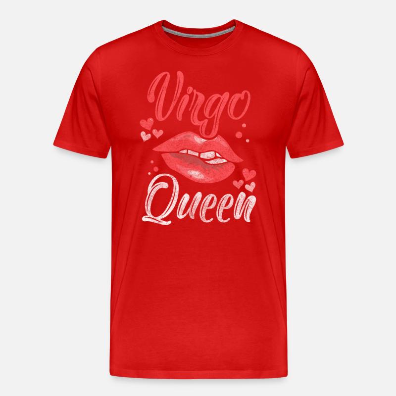 Sternzeichen September Astrologie - Männer Premium Bio T-Shirt - Rot