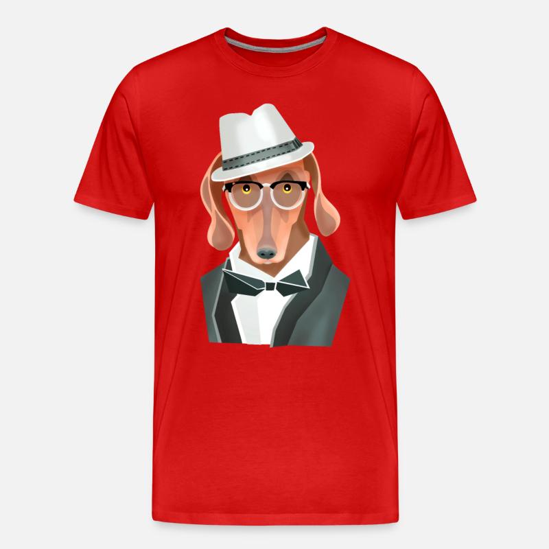 Toby Chic - Männer Premium Bio T-Shirt - Rot