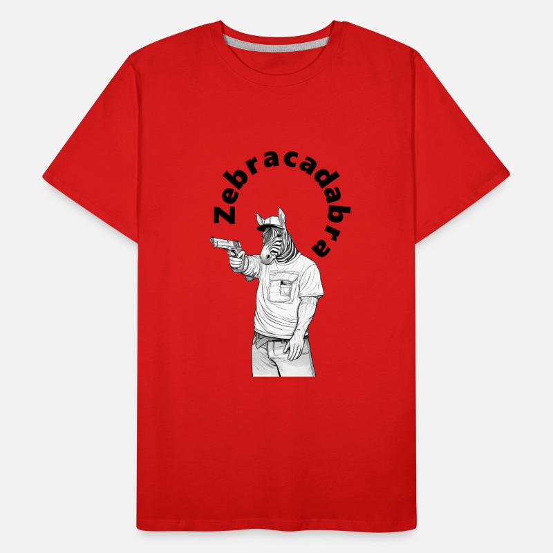 zebra Zebracadabra Men's Premium Organic T-Shirt