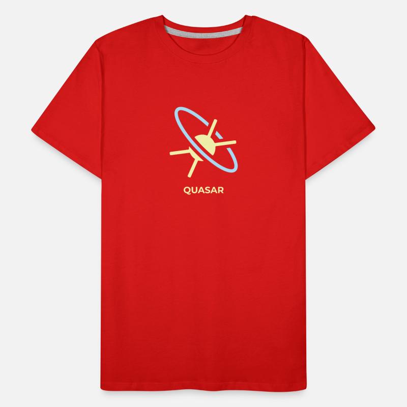 Quasar Quasi Stellar Radio Source Men's Premium Organic T-Shirt