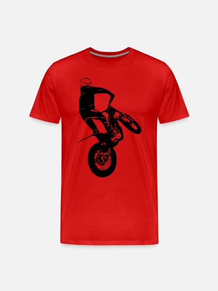 Trial - Männer Premium Bio T-Shirt - Rot