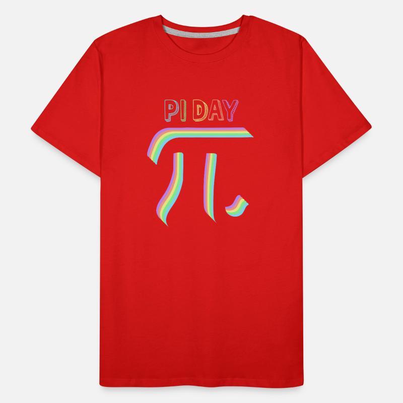 Math Pi symbole Pi T-shirt bio Premium Homme