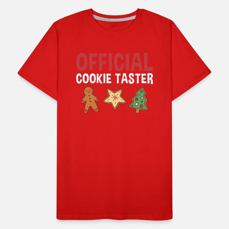Baking Official Cookie Button Cookie Men's Premium Organic T-Shirt