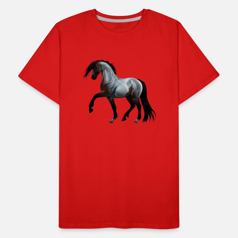 Ramirez - Cheval, course T-shirt bio Premium Homme