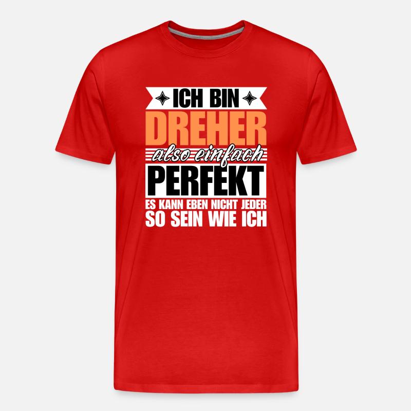 Perfekter Dreher - Männer Premium Bio T-Shirt - undefined