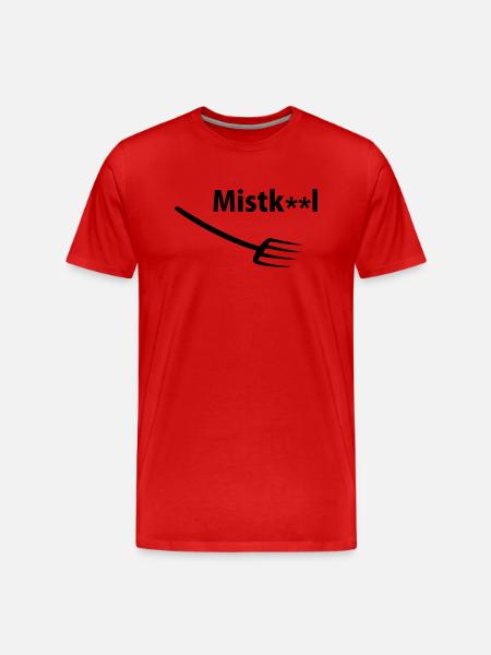 Pferd - Men's Premium Organic T-Shirt - red