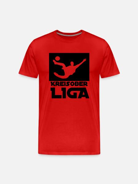 Kreisoberliga - Männer Premium Bio T-Shirt - Rot