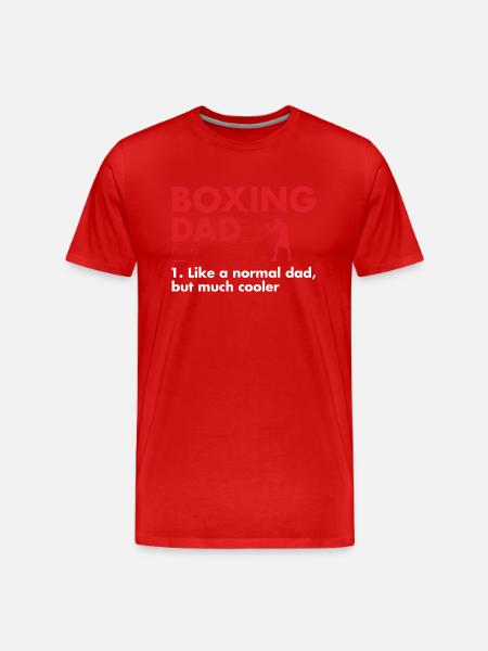 Sport Dad Definition Boxing - Men's Premium Organic T-Shirt - red