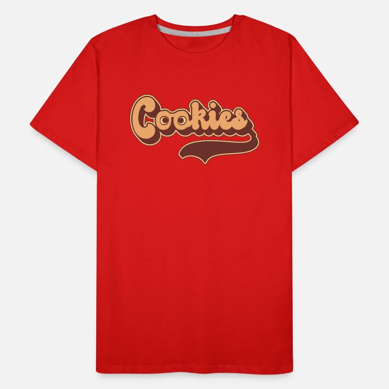 Cuisson des biscuits rétro T-shirt bio Premium Homme
