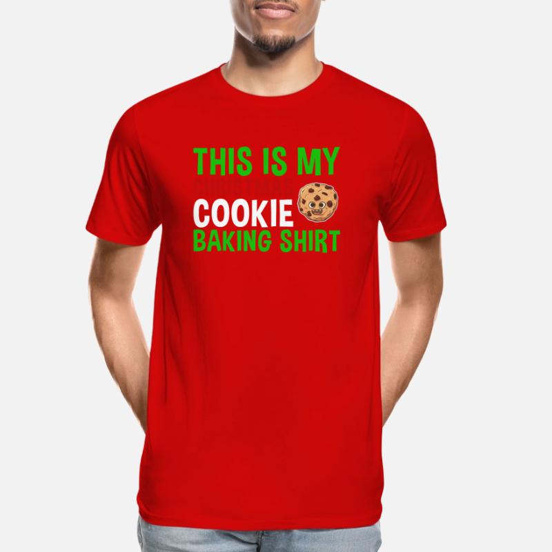 Cuisson des biscuits de Noël Cuisson des biscuits T-shirt bio Premium Homme