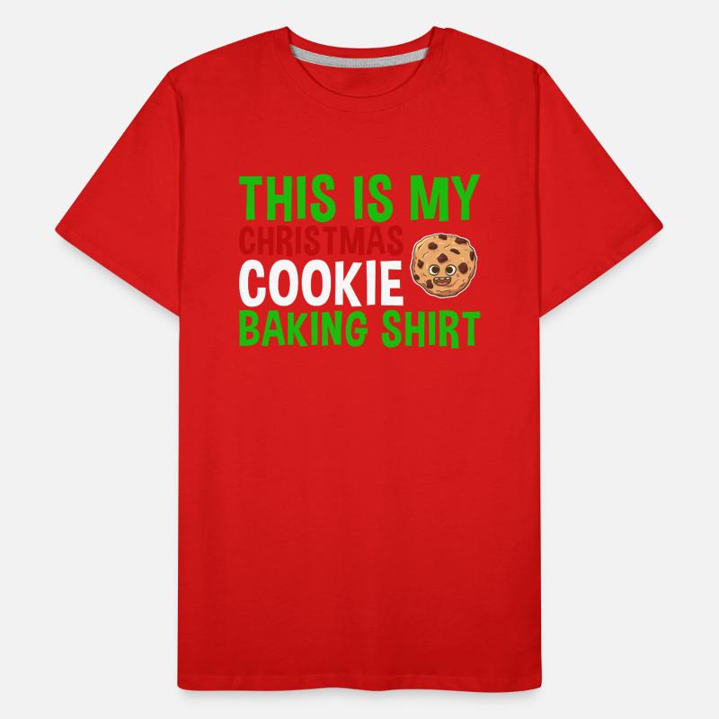 Cuisson des biscuits de Noël Cuisson des biscuits T-shirt bio Premium Homme