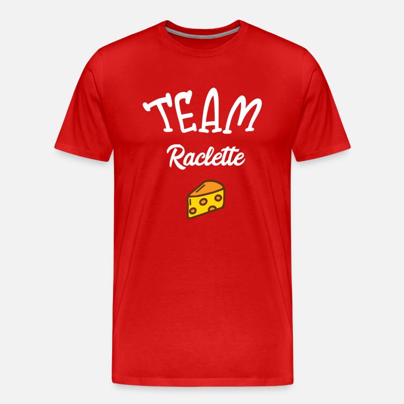 Team Raclette - Männer Premium Bio T-Shirt - Rot