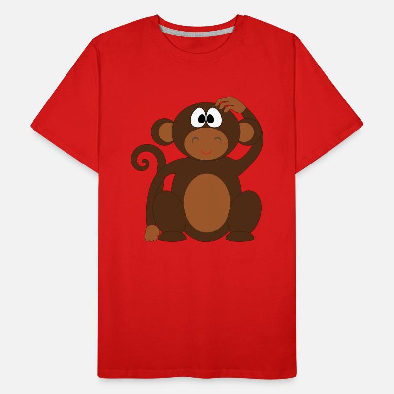 Affe Männer Premium Bio T-Shirt