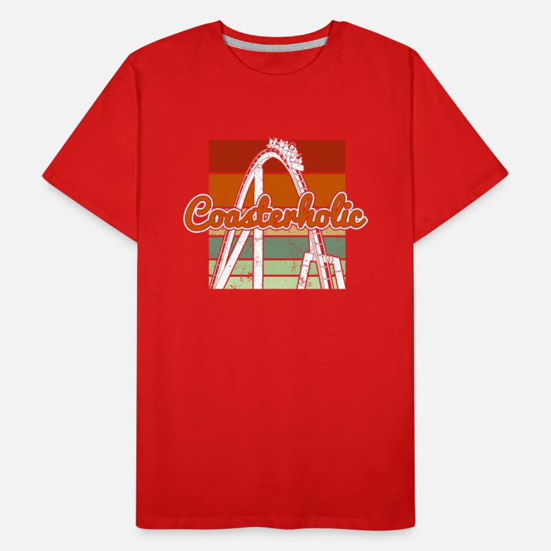 Roller Coaster Rollercoaster Men's Premium Organic T-Shirt