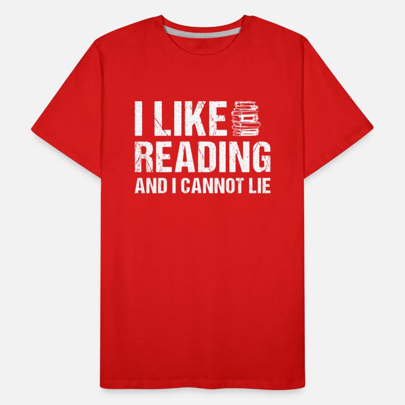 Reader I Like Reading Men's Premium Organic T-Shirt