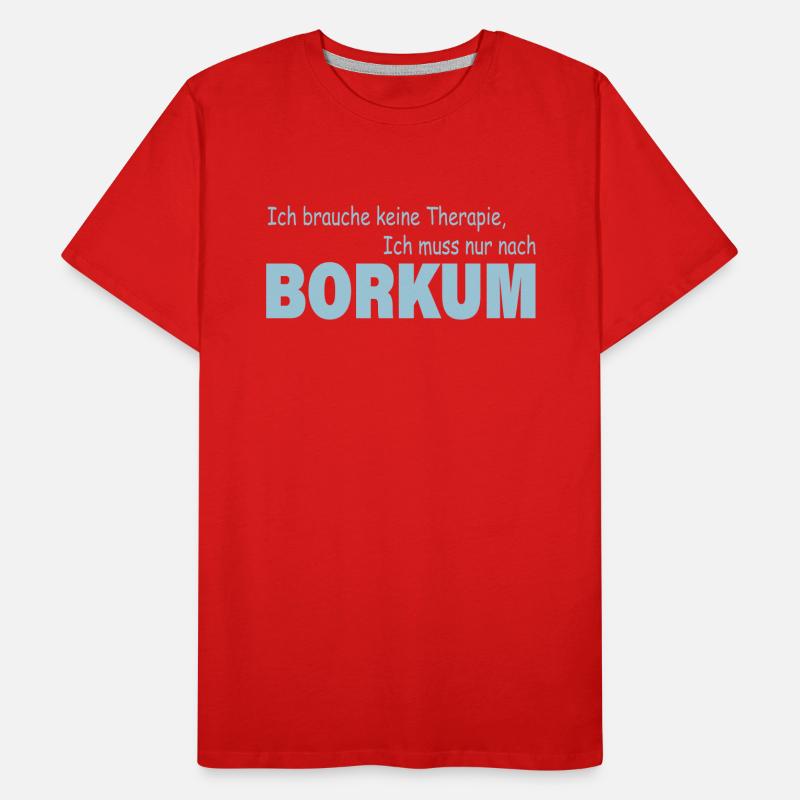 Therapy BORKUM Men's Premium Organic T-Shirt