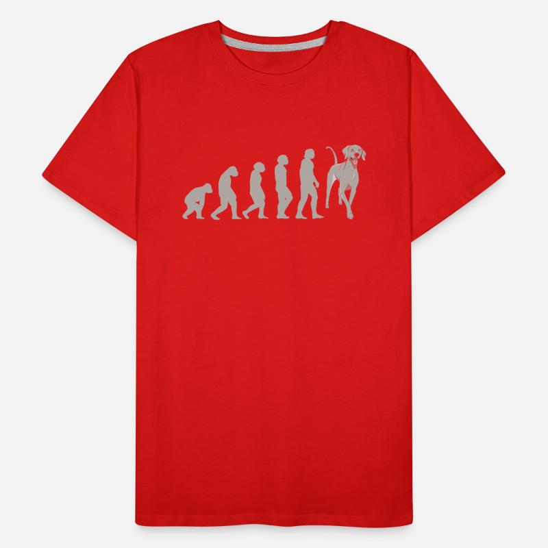 Braque de Weimar Evolution T-shirt bio Premium Homme