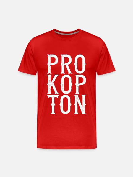 PROKOPTON Stoïcisme - T-shirt bio Premium Homme - rouge
