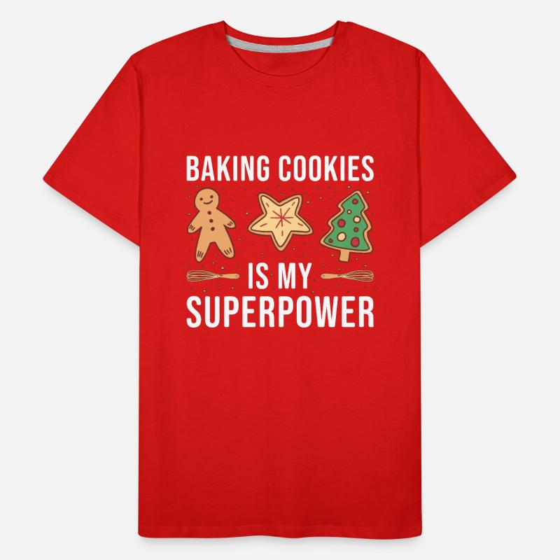 La cuisson des biscuits est mon biscuit super-puissant T-shirt bio Premium Homme