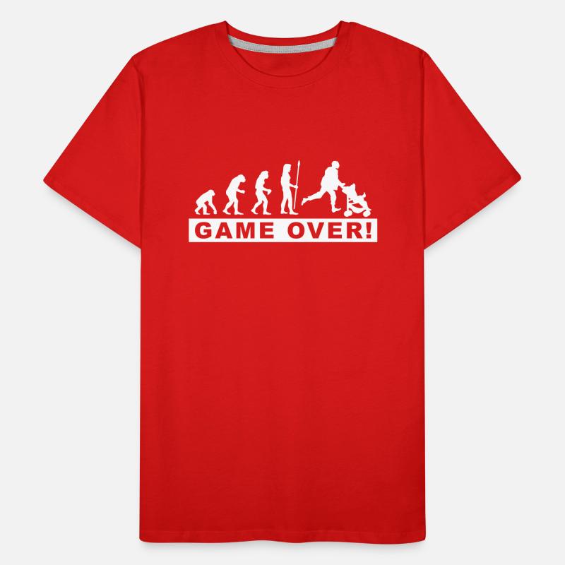evolution_papa2 T-shirt bio Premium Homme