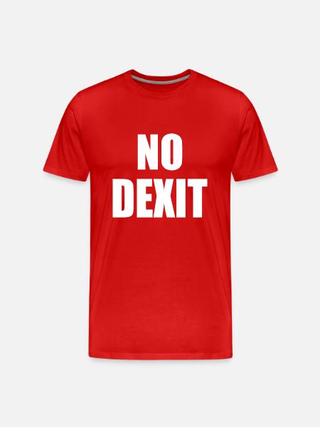No dexit - T-shirt bio Premium Homme - rouge