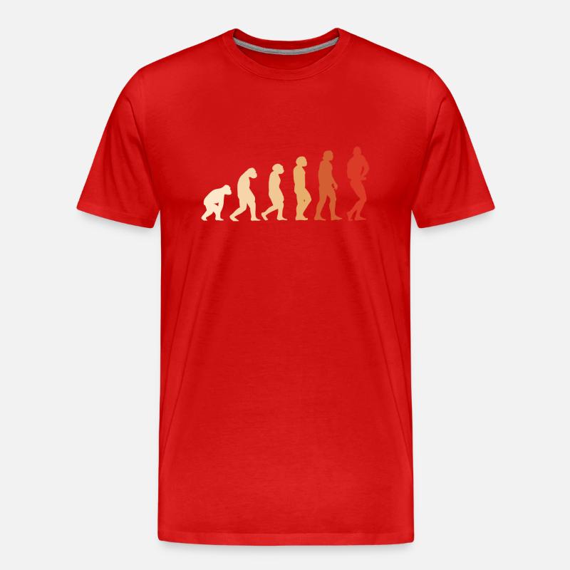 Sport Evolution Bodybuilding - Männer Premium Bio T-Shirt - Rot
