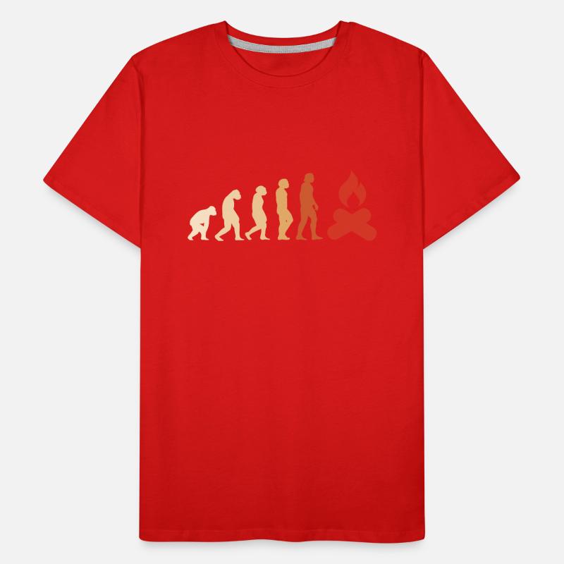Camper Evolution Camping Men's Premium Organic T-Shirt