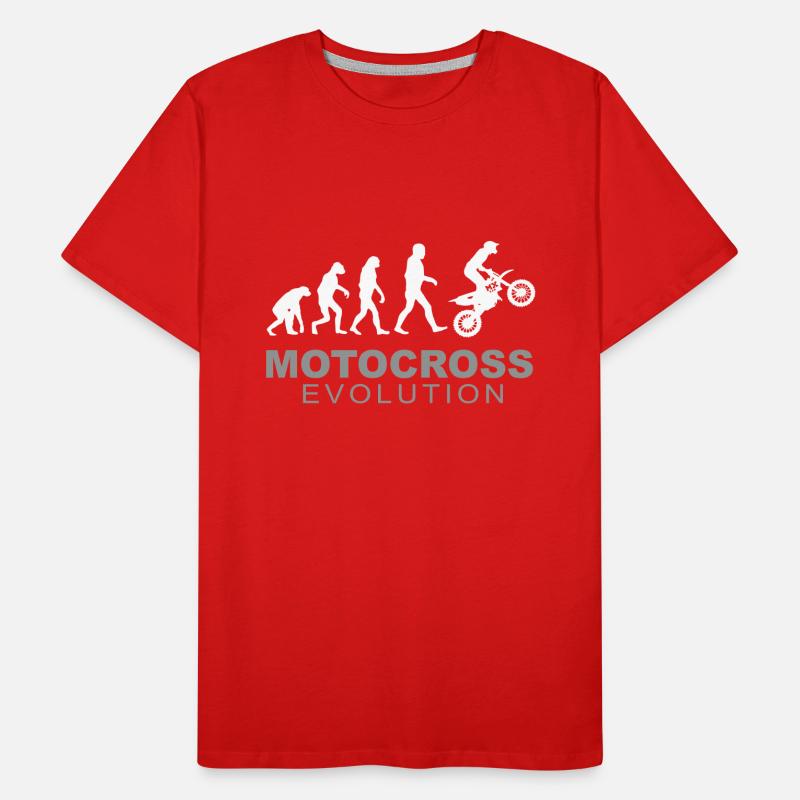 Motocross Evolution Männer Premium Bio T-Shirt