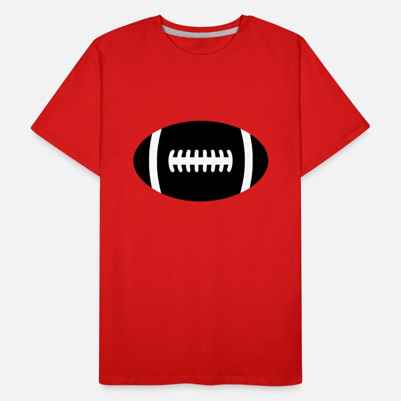 rugby ball Men's Premium Organic T-Shirt