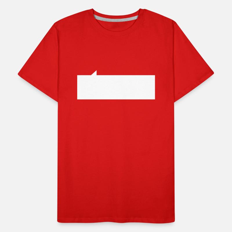 Speech bubble rectangle Men's Premium Organic T-Shirt