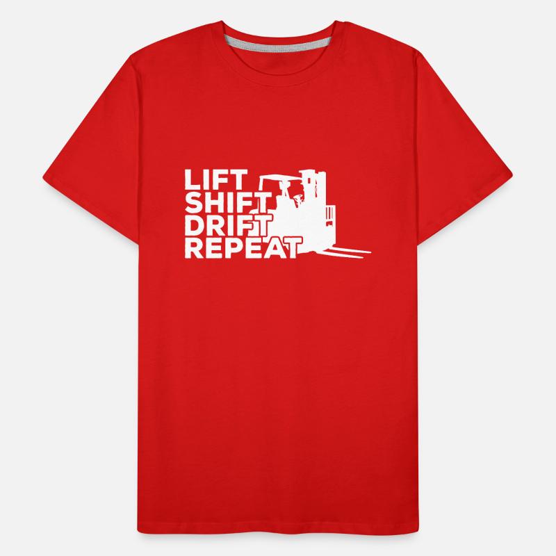 Gabelstaplerfahrer Gabelstaplerfahrer Gabelstapler Männer Premium Bio T-Shirt