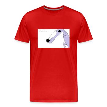 Let me do it for you - T-shirt bio Premium Homme - rouge - Devant - Damien (186cm)