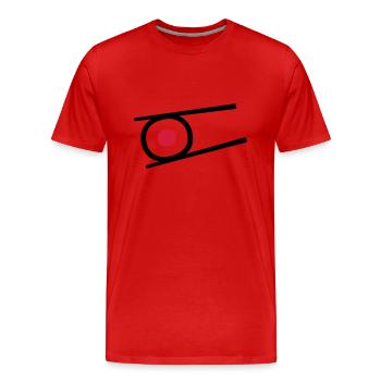 Sushi - Männer Premium Bio T-Shirt - Rot - Vorne - Damien (186cm)