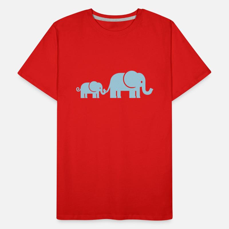Elephants Men's Premium Organic T-Shirt