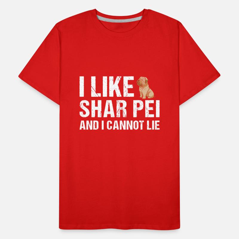 I Like Shar Pei And I Cannot Lie Männer Premium Bio T-Shirt