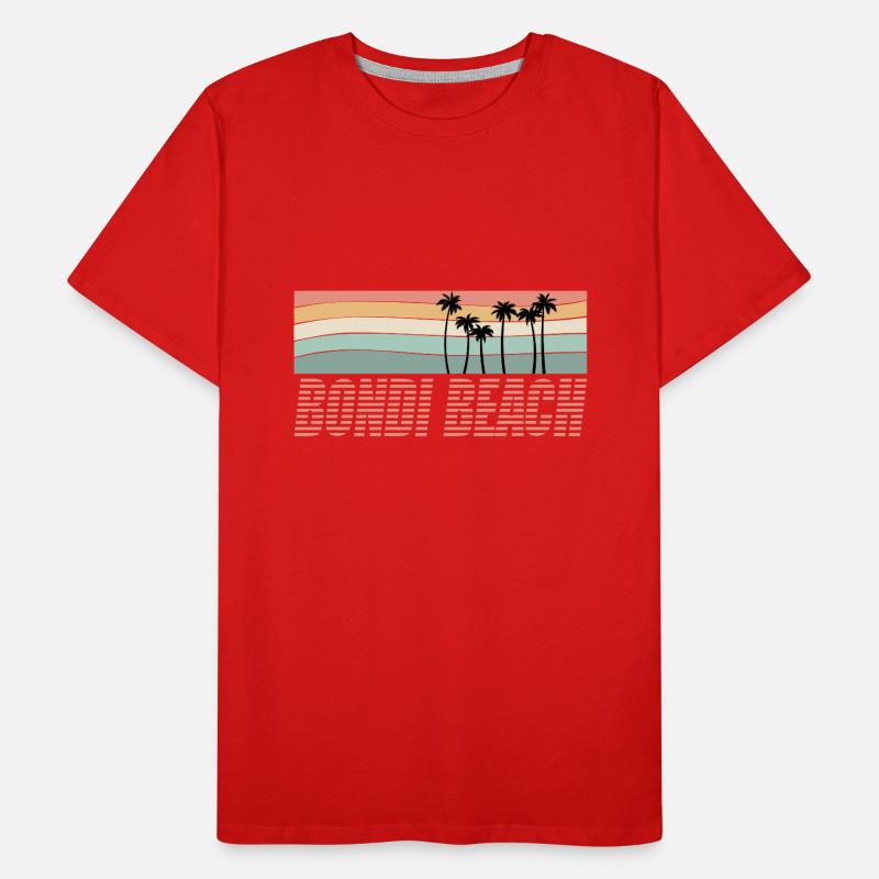 BONDI BEACH Men's Premium Organic T-Shirt