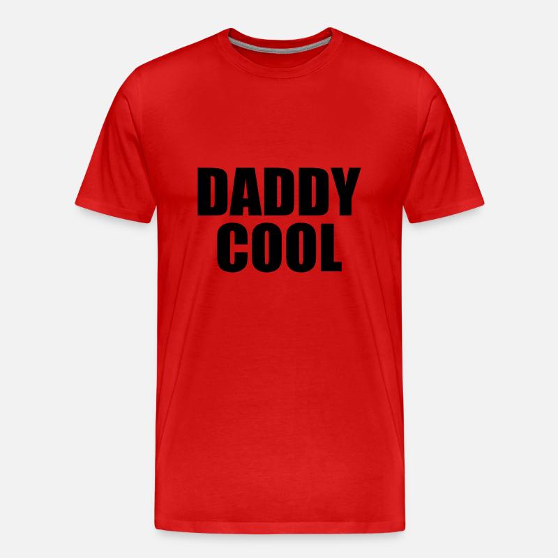 Daddy cool - Männer Premium Bio T-Shirt - Rot