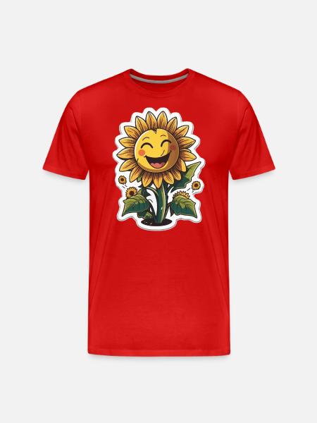 Reaching for the Sky - Men's Premium Organic T-Shirt - red